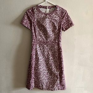 Boden leaf print dress, size 2